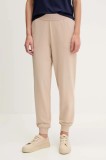 HUGO pantaloni de lounge culoarea bej, uni, 50490578