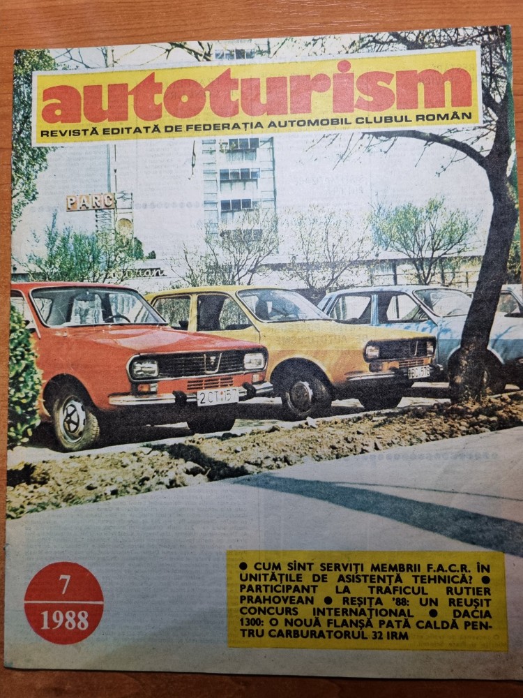 revista autoturism iulie 1988vw polo,participant la traficul rutier