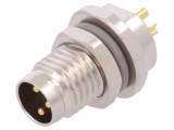 Conector M8 tată PIN 3 soclu IP67 60V 2,5-4,5mm neecranaţi