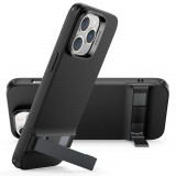 Cumpara ieftin Husa pentru iPhone 14 Pro, ESR Air Shield Boost Kickstand, Translucent Black