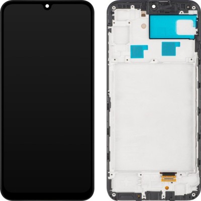 Display cu Touchscreen MP compatibil cu Samsung Galaxy A24 4G A245, cu Rama, Versiune OLED, Negru foto