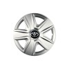 Set 4 capace roti Cu Inel Cromat Esprit R16 Compatibil Cu Toyota, Autohelix MSA