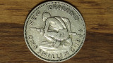 Noua Zeelanda -moneda de colectie argint - 1 shilling 1944 -George VI- superba!, Australia si Oceania