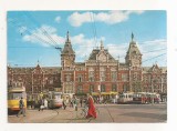 FA114 -Carte Postala- OLANDA - Amsterdam, Stationsquare, circulata 1976