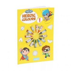 Carte de colorat - DC Super Friends Heroic Colours 1 foto