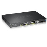 Zyxel switch gs2220-28-eu0101f gigabit 28 porturi power over ethernet (poe)