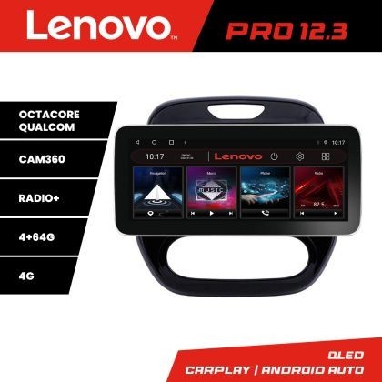 Navigatie Renault Captur 2013-2020 Lenovo PRO 4+64 12.3 inch qled android 4G DSP gps internet KIT-captur-v2 CarStore Technology