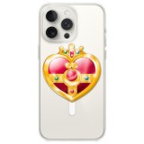 Husa personalizata apple iphone 14 pro, magsafe, princess heart