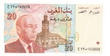 Maroc 20 Dirhams 1996 P-67 Seria 143222