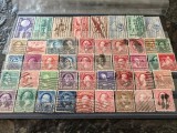 Lot timbre SUA, Statele Unite, stampilate, anii 1900-1940, presedinti si posta aeriana, stare foarte buna