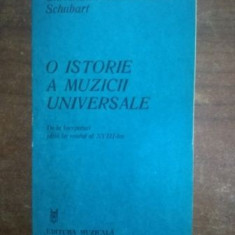 O istorie a muzicii universale- Christian Friedrich Daniel Schubart