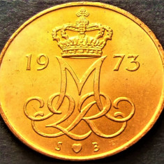 Moneda 5 ORE - DANEMARCA, anul 1973 *cod 1781 = UNC din FASIC