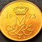 Moneda 5 ORE - DANEMARCA, anul 1973 *cod 1781 = UNC din FASIC