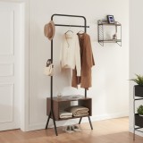 Suport haine Averoy 180x74x42cm metal negru [en.casa] HausGarden Leisure, [en.casa]