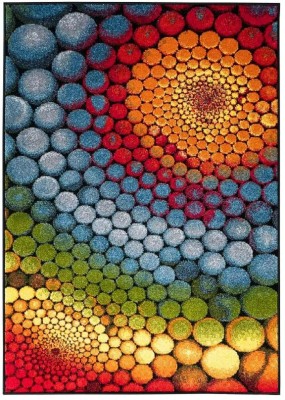 Covor Camera Copii Model Kolibri 11056-120, Marime 80 x 150 cm, Multicolor, Inaltime Fir 9 mm, Antialergic, Polipropilena, Gradinita, Cresa, Loc de Jo foto