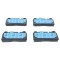 Placute frana Audi A6 C7 (4g2, A6 C7 Avant (4g5, A7 Sportback (4ga, Q5 (8rb), Q5 Van (8rb); Porsche Macan (95b), punte fata, fara senzor avertizare u