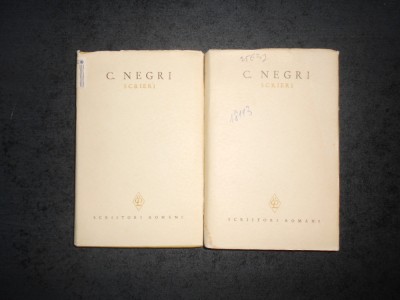 COSTACHE NEGRI - SCRIERI 2 volume (1966, editie cartonata) foto