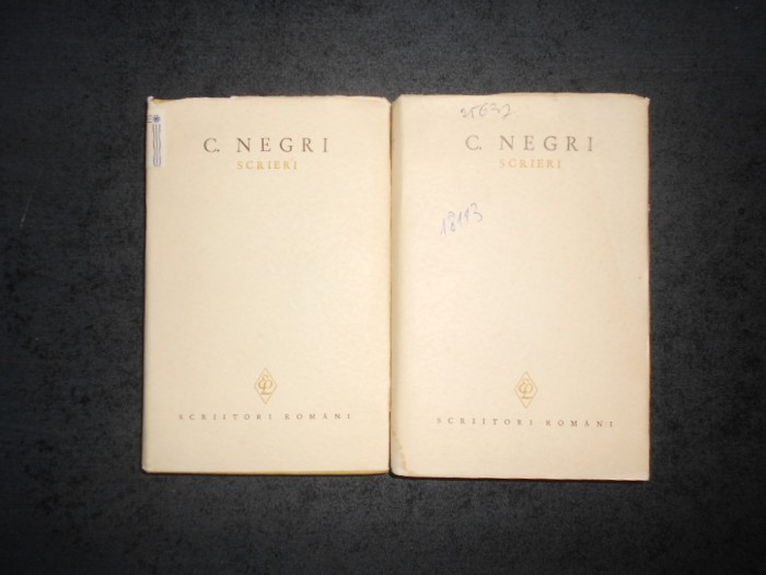 COSTACHE NEGRI - SCRIERI 2 volume (1966, editie cartonata)