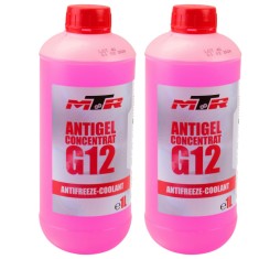 Pachet 2 litri antigel concentrat MTR G12 -72 C rosu