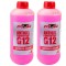 Pachet 2 litri antigel concentrat MTR G12 -72 C rosu