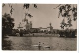 CPI B13676 CARTE POSTALA - BUCURESTI - LACUL HERASTRAU SI CASA SCANTEII R.P.R.