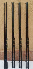 SET 4 Lansete 3,9 metri CARP EXPERT Long Cast din 3 bucati 3,5LBS inele ceramice foto