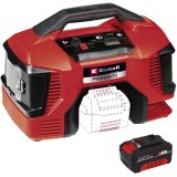 Einhell Pressito 18/21 PXC - Compresor aer 10.5 bar + Acumulator Li-Ion 18 V 4 Ah