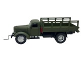Macheta Camion militar din metal cu obloane , sunet si lumini 1:32