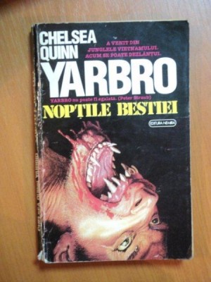 YARBRO , NOPTILE BESTIEI de CHELSEA QUINN , 1989 foto