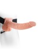 Strap-On Extensie Penis Pipedream Natural 23 cm, PVC Fara Ftalati - Prelungitor Penis, Manson Erectie