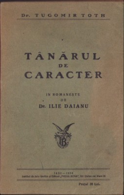 C5559N T&amp;acirc;nărul de caracter de dr Tugomir Toth, 1934, Iași foto