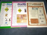 7 REVISTE FILATELIA DIVERSI ANI 1990 1991 ETC