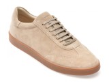 Pantofi sport GEOX gri, U45CHC, din piele intoarsa