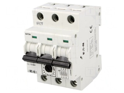 &amp;Icirc;ntrerupător Motor 18.5kW 220-440VAC pentru Șină DIN IP20 foto