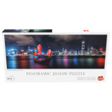 Puzzle Panoramic - Portul Victoria din Hong Kong, 504 piese, Goliath