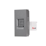 Cumpara ieftin Modul priza telefon 1M Luxion gri, standard Italian pentru rame LUXION
