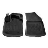 Cumpara ieftin Set covorase auto TPE Umbrella pentru Dacia Dokker (2012-2021), fata, bordura 3 cm, negru
