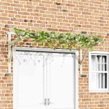 vidaXL Copertină de ușă, 200x100x100 cm, lemn masiv de pin 49454