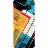 Husa silicon pentru Samsung Galaxy S10, Abstraction Color Shape