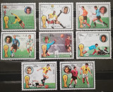 BC865, Fujeira 1974, serie sport, fotbal, Stampilat