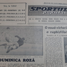 Ziar Sportul Popular 30 10 1967
