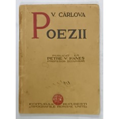 POEZII de V. CARLOVA , 1943