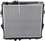 Radiator Toyota Hilux 98-05, motor: 2.4 D, 2.8 D, 3.0 d, 523x450x36, Koyorad, Aluminiu/ Plastic brazat, 164005B590; 164005B600