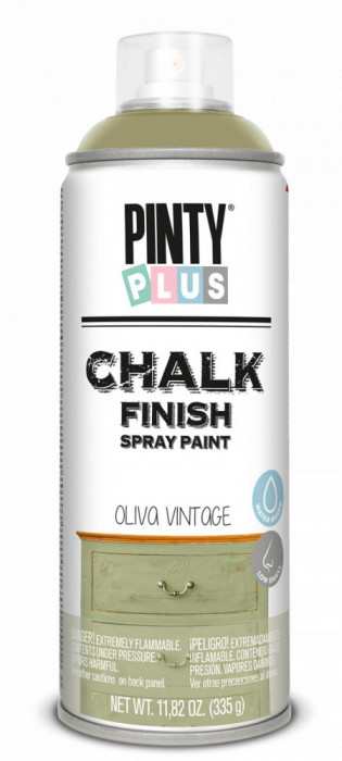 Paint Chalk Spray antichizare, olivia vintage mat, CK803, interior, 400 ml, Pintyplus
