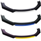 Prelungire Bara Fata Universala ABS Negru Lucios/Albastru 4 Buc. Spoiler Auto Tuning