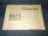 ZIARUL SPORTUL 5 IANUARIE 1985