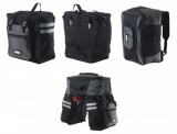 Borseta Portbagaj Bicicleta WAG Traveller Deluxe, 68L, Extensibila, Rucsac, Impermeabila, Reflectorizanta, Prindere Velcro + Carlige, Husa Ploaie
