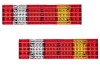 Set 2 Lampi Spate LED Camion Remorca 24V, 52x14x9 cm, Stop Frana, Semnalizare, Pozitie, Marsarier, Ceata