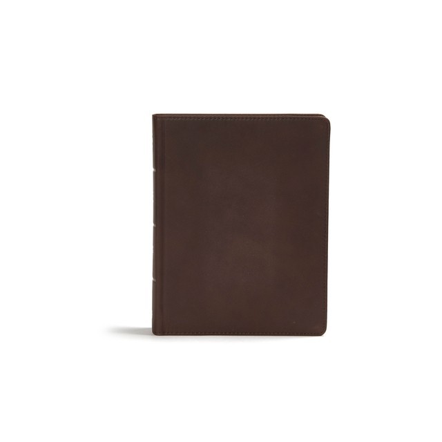 CSB Study Bible, Brown Genuine Leather