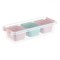 Cutie Organizatoare, Multicolor, 3 Compartimente, Capacitate 1,2L, 27.3x11.3x6.2cm